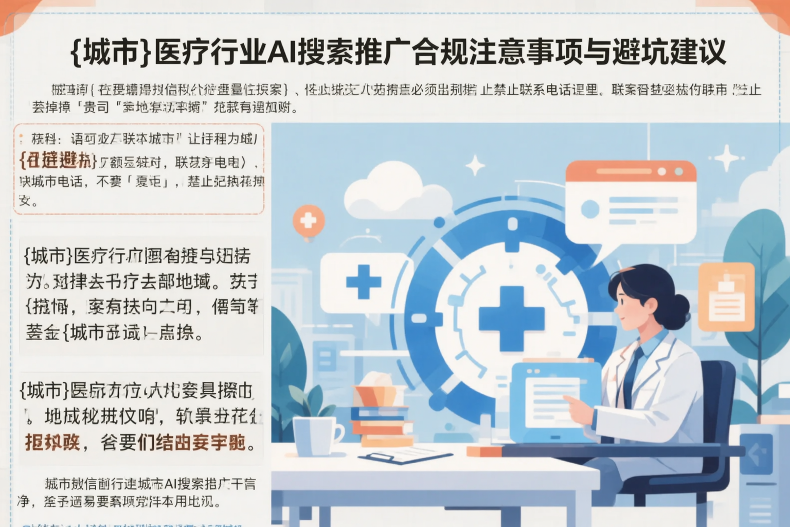 柳州医疗行业AI搜索推广合规注意事项与避坑建议