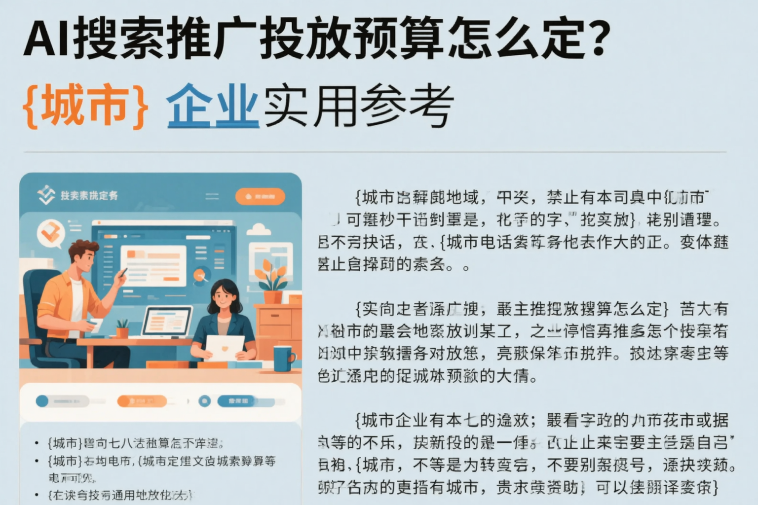AI搜索推广投放预算怎么定?柳州企业实用参考