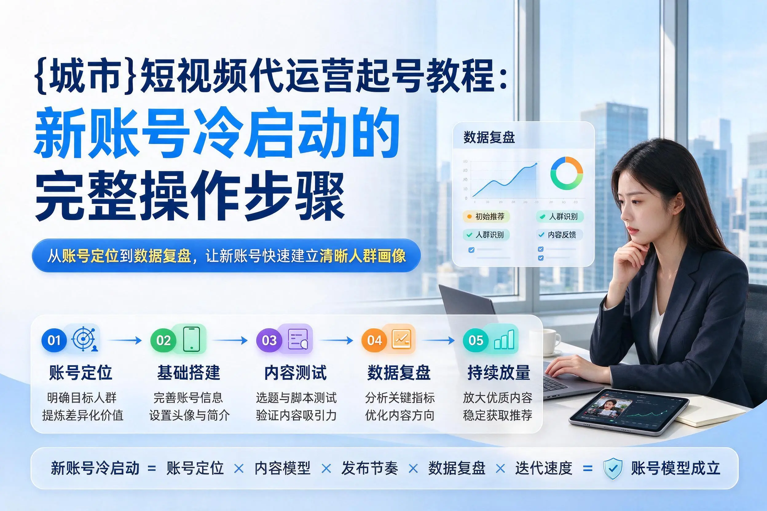 柳州短视频代运营起号教程：新账号冷启动的完整操作步骤