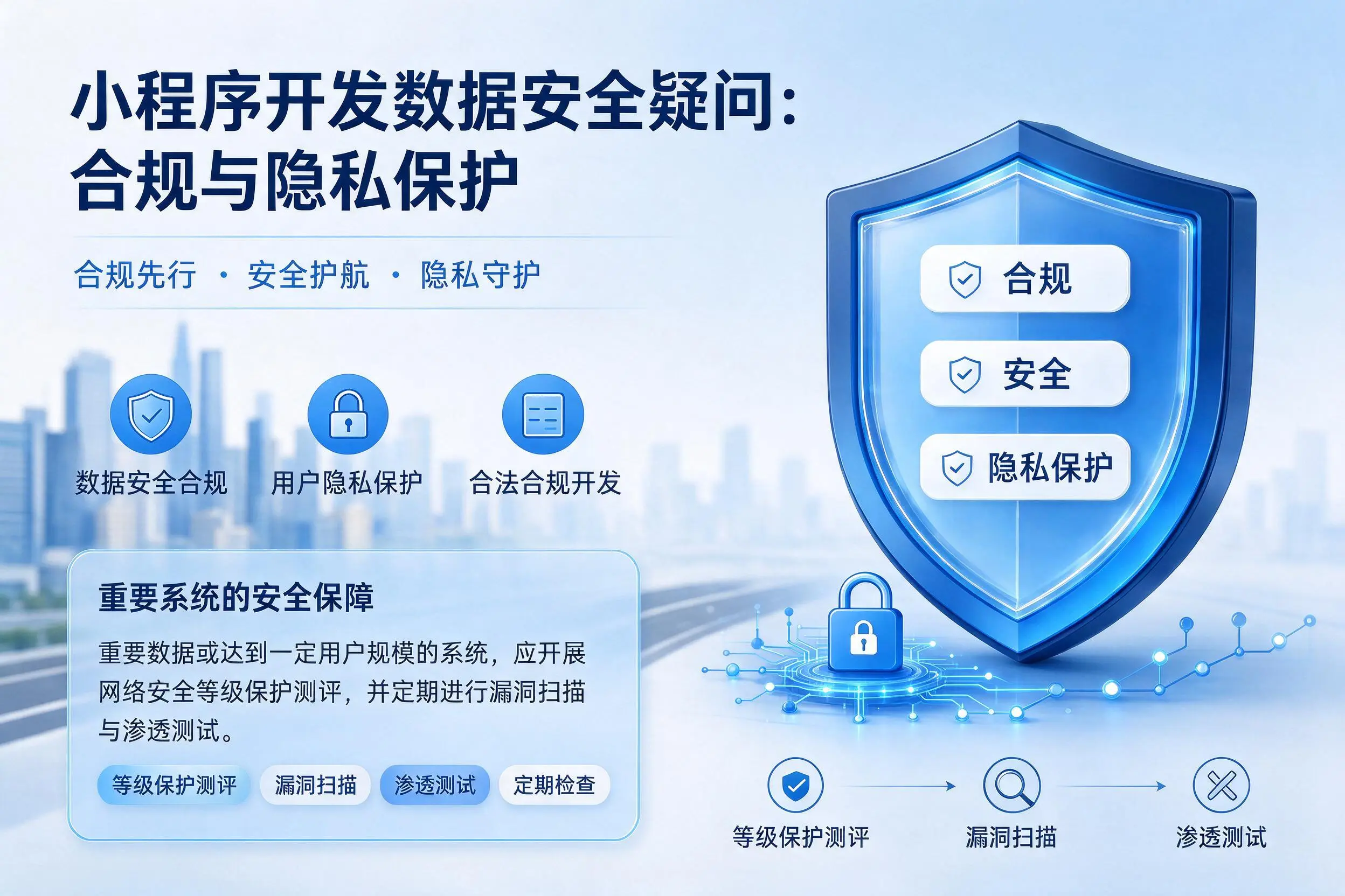 柳州小程序开发数据安全疑问：合规与隐私保护