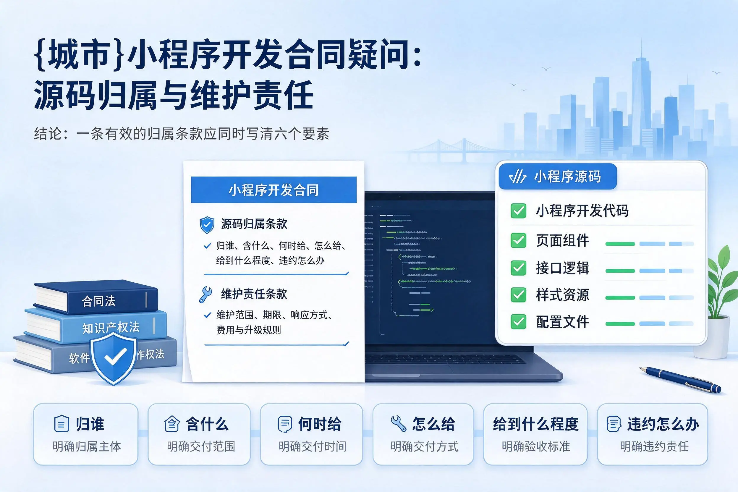 柳州小程序开发合同疑问：源码归属与维护责任