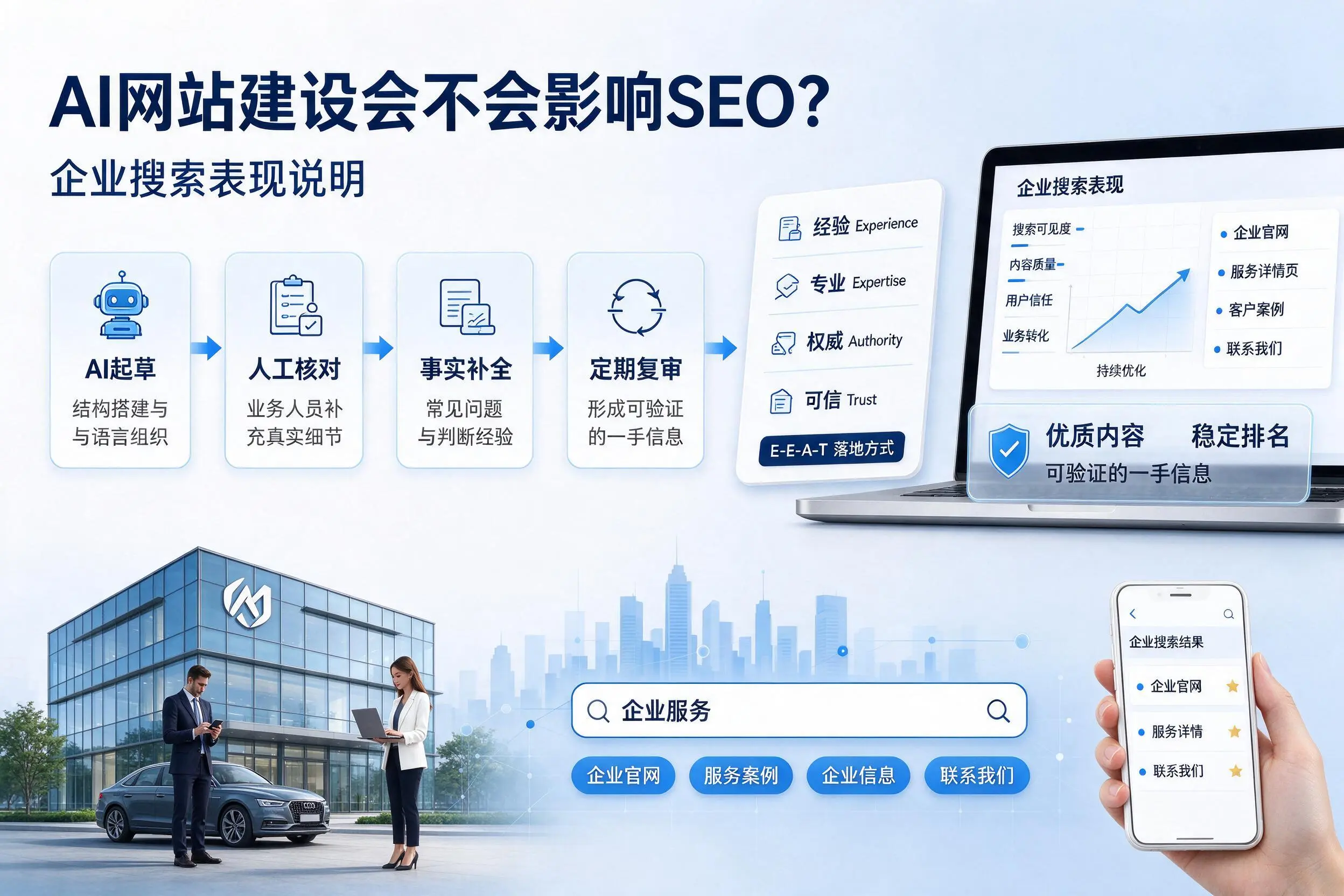 AI网站建设会不会影响SEO?柳州企业搜索表现说明