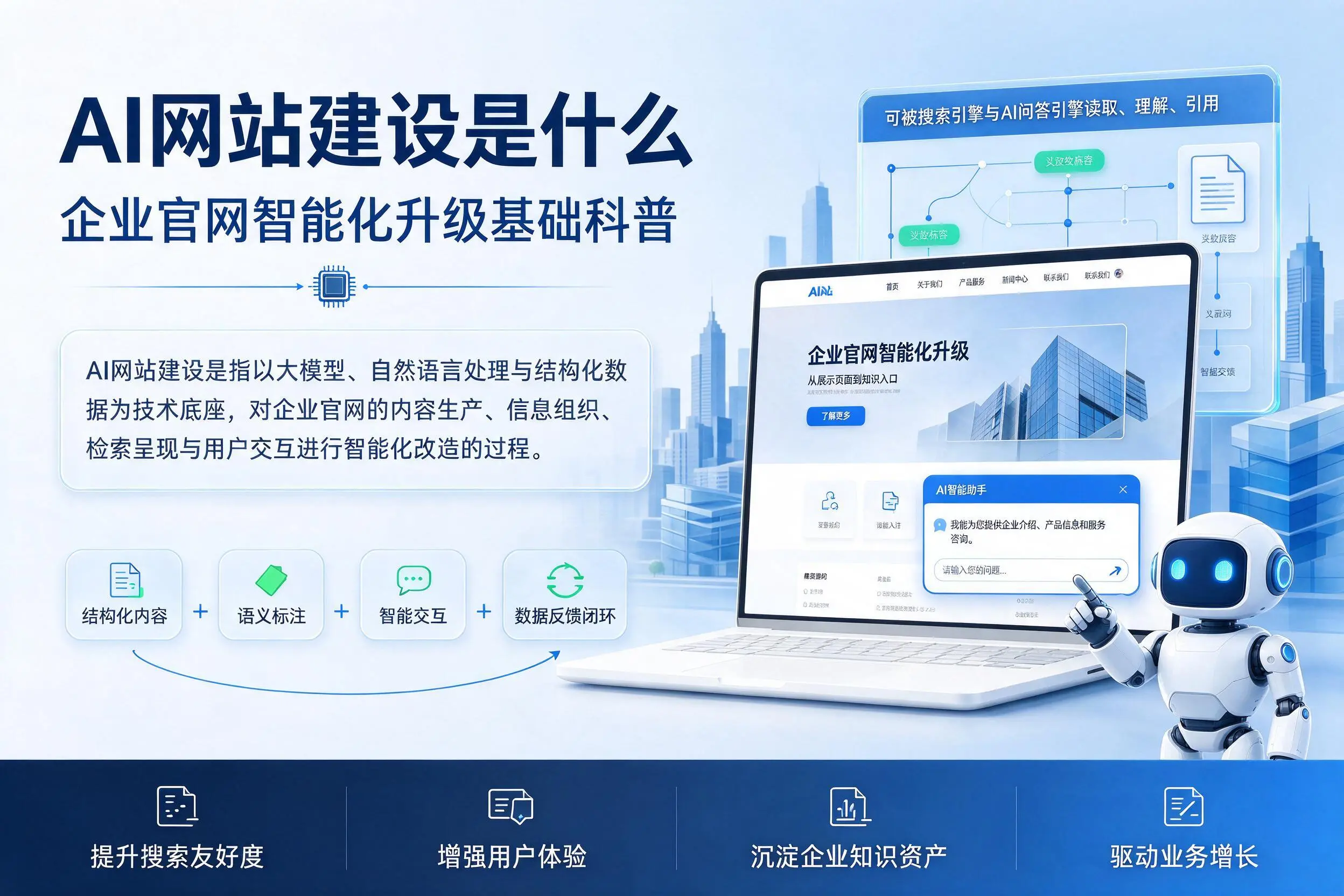 AI网站建设是什么:柳州企业官网智能化升级基础科普
