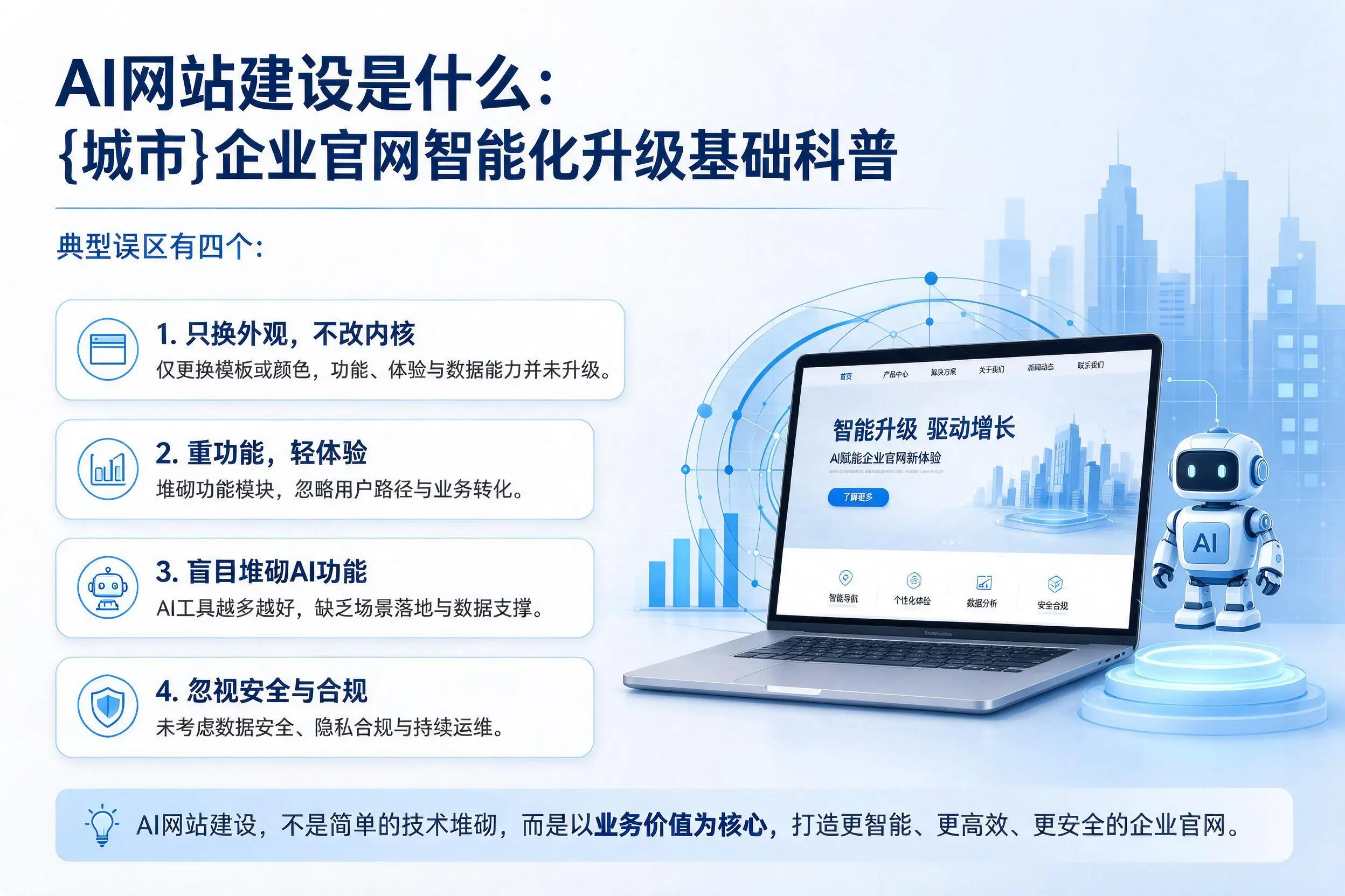 AI网站建设是什么:柳州企业官网智能化升级基础科普