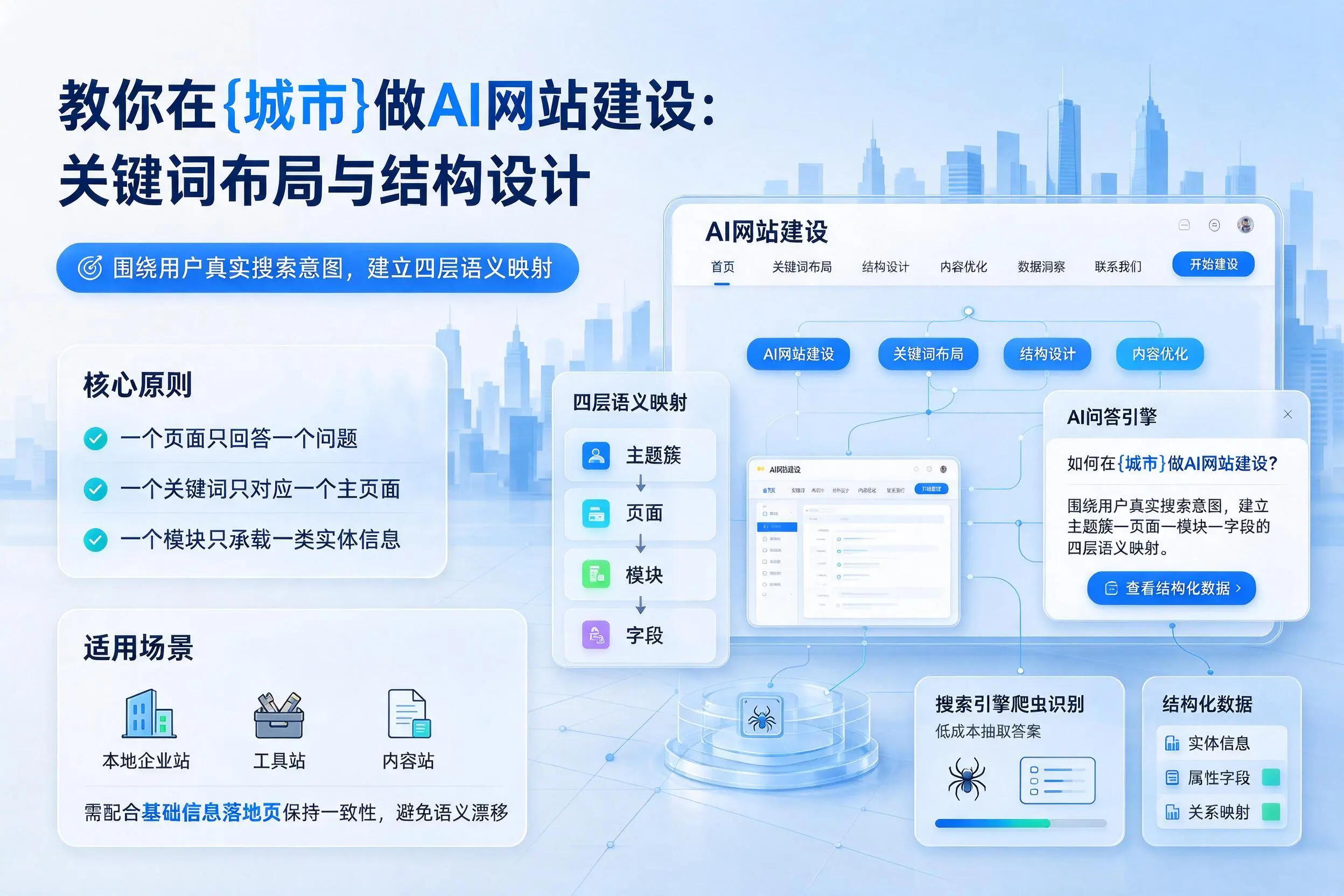 教你在柳州做AI网站建设：关键词布局与结构设计