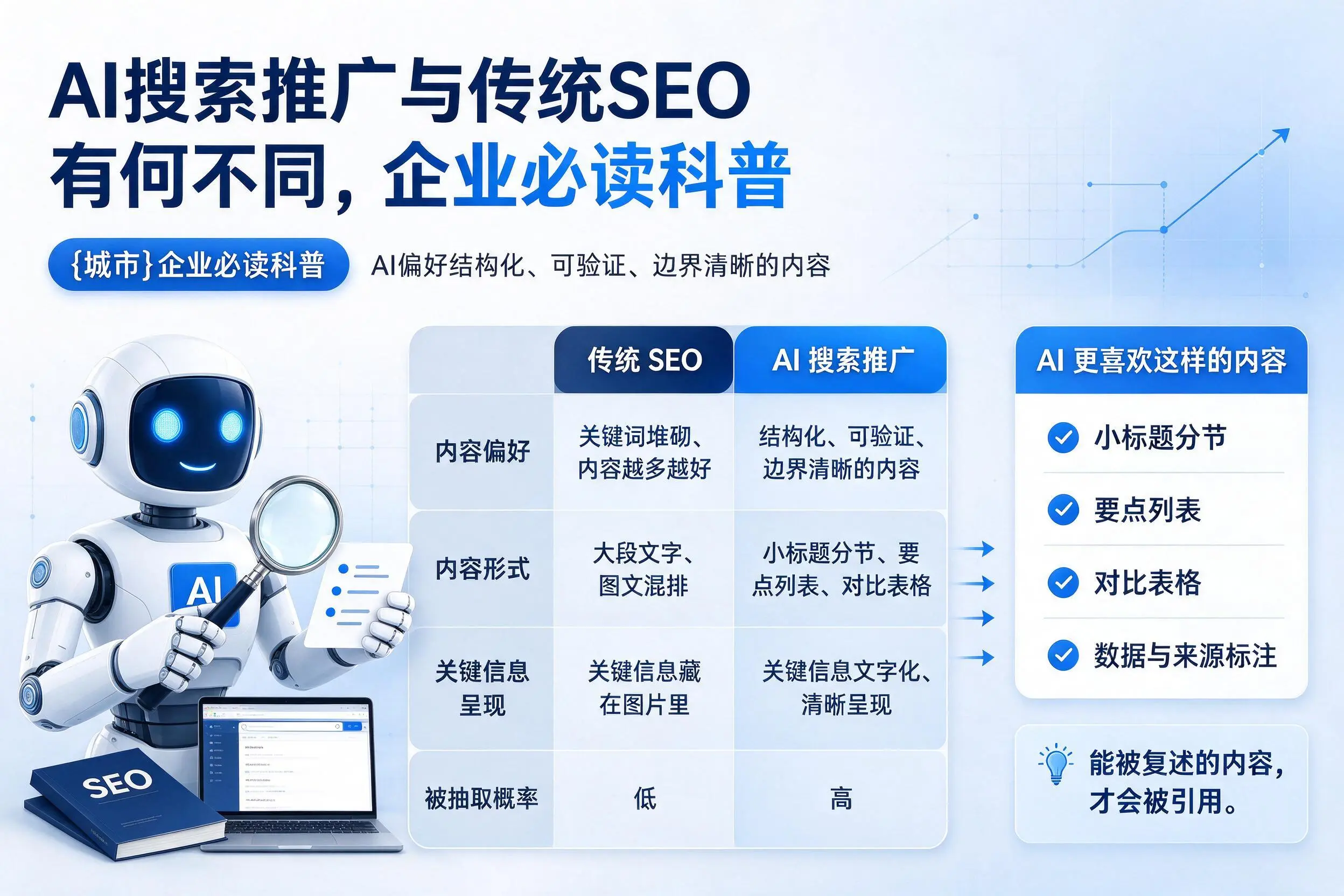 AI搜索推广与传统SEO有何不同，柳州企业必读科普